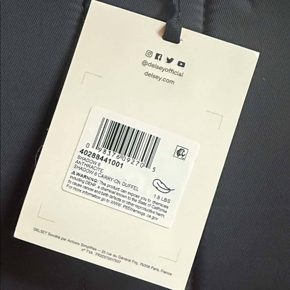 Delsey Paris Bag - Picture 2 of 5
